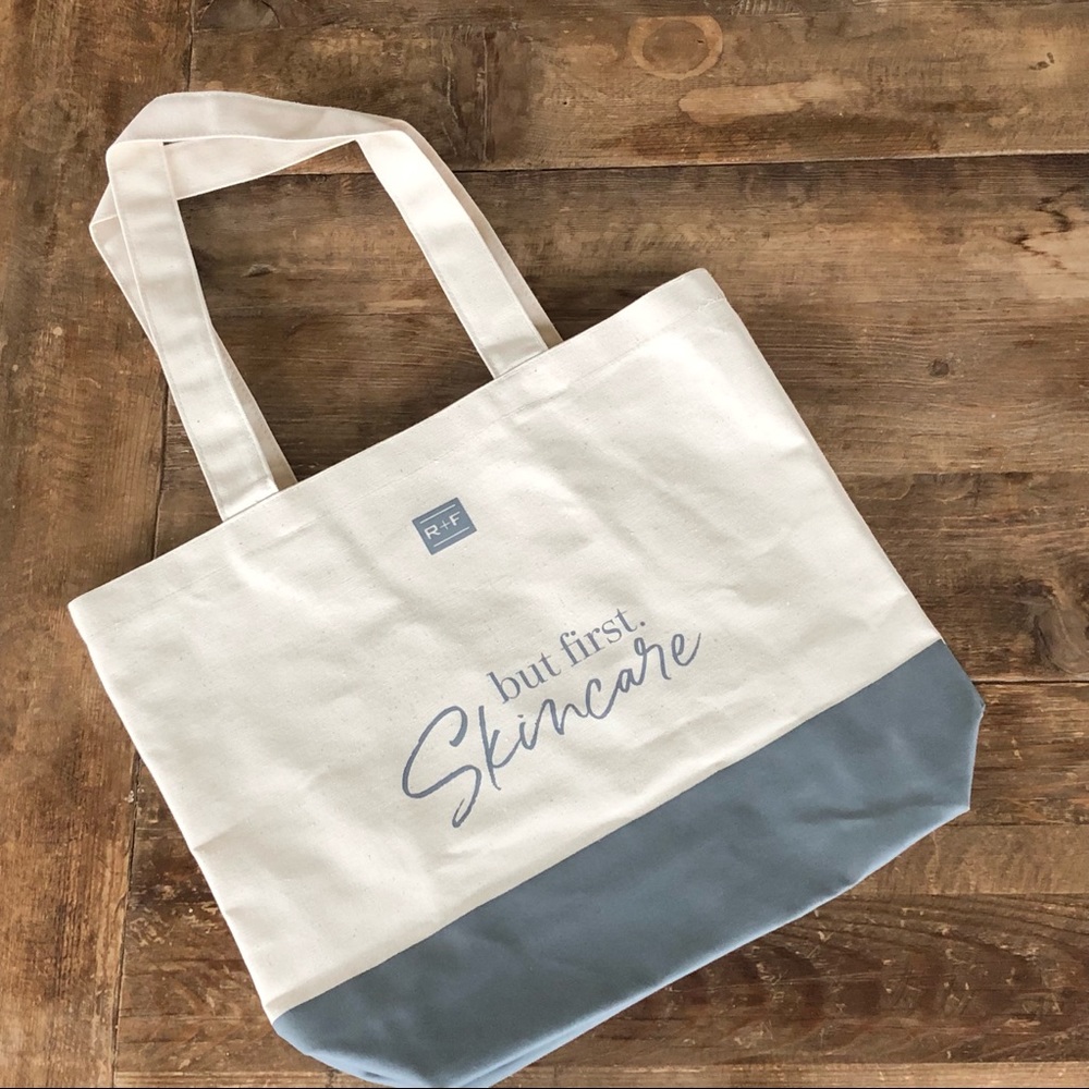 Rodan + Fields Canvas Logo Tote Bag NEW